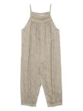 Bonpoint cotton jumpsuit - Neutrals