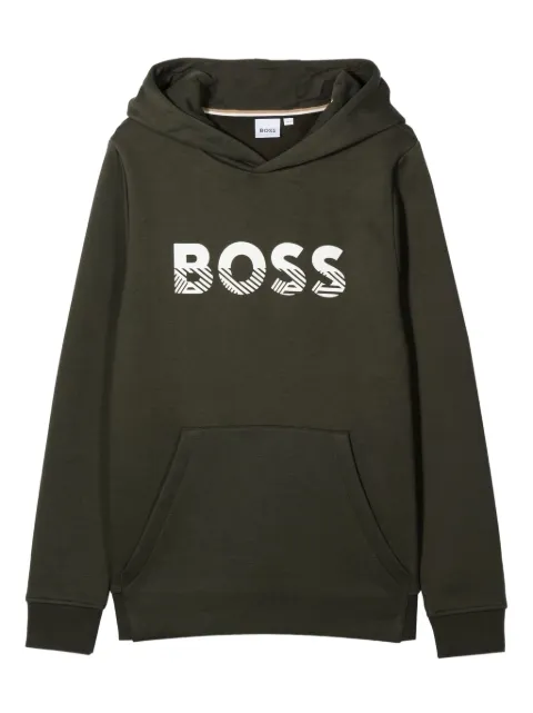 BOSS Kidswear logo-print hoodie