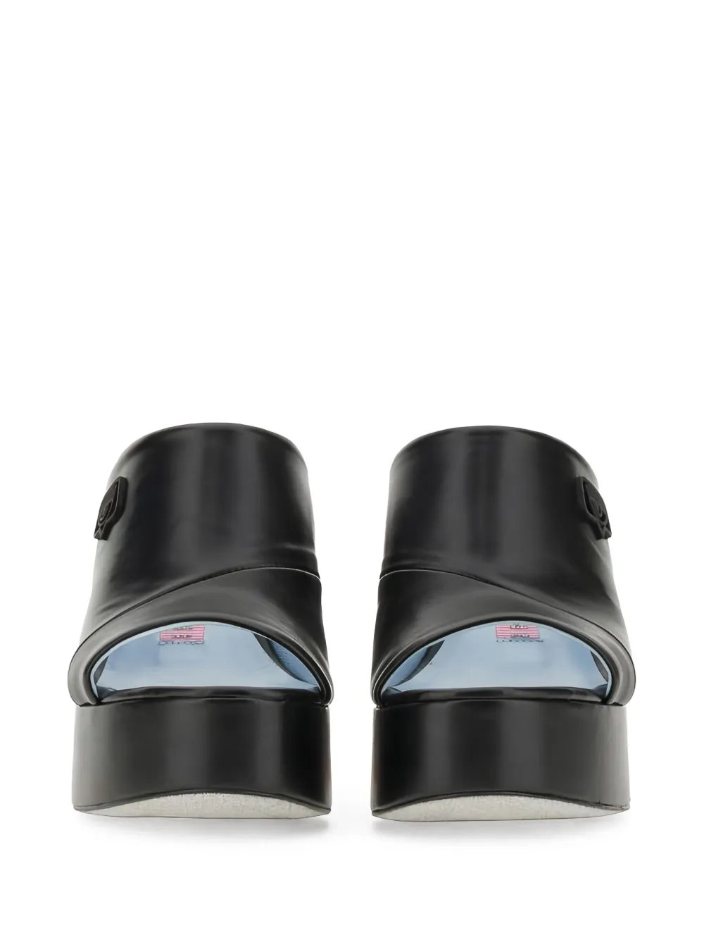 Chiara Ferragni 85mm Eyelike platform block-heel sandals Black