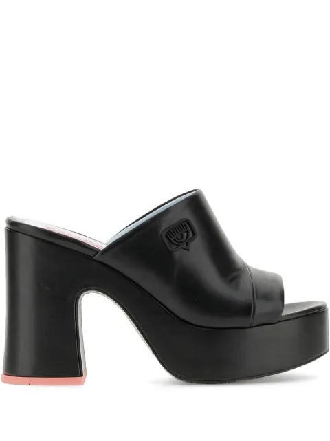 Chiara Ferragni 85mm Eyelike platform block-heel sandals