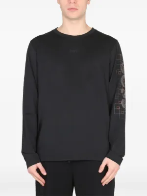 Thom Krom スプライス ロングTシャツ | ブラック | FARFETCH JP
