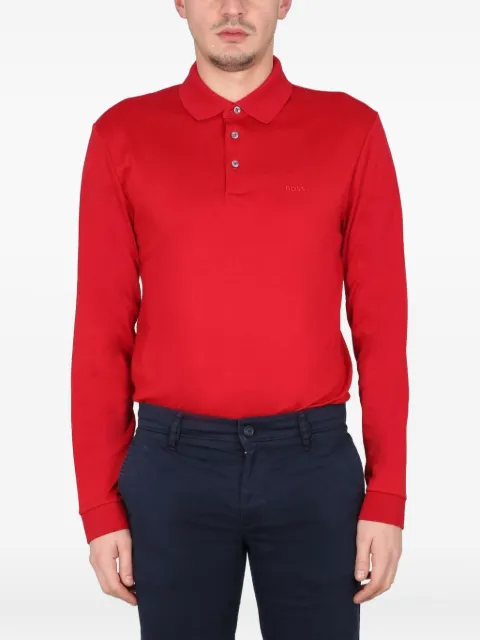 BOSS long-sleeved polo shirt