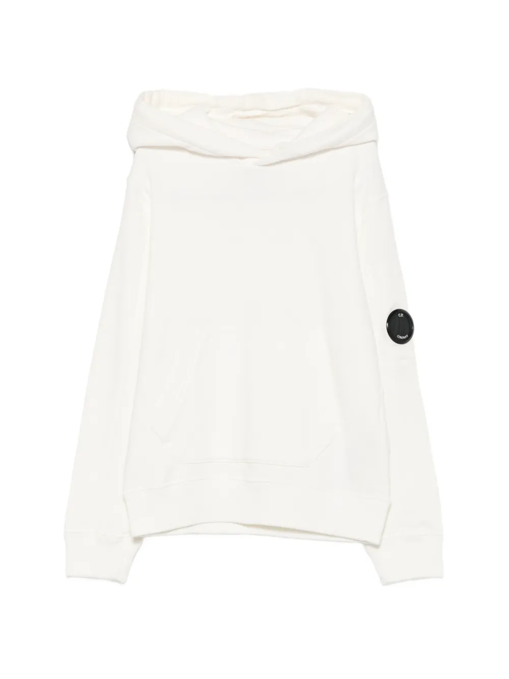 C.P. Company Kids Lens-detail hoodie - Bianco