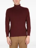 BOSS ribbed turtleneck sweater - Red