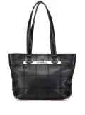 CHANEL Pre-Owned 2005-2006 Caviar Choco Bar tote bag - BLACK
