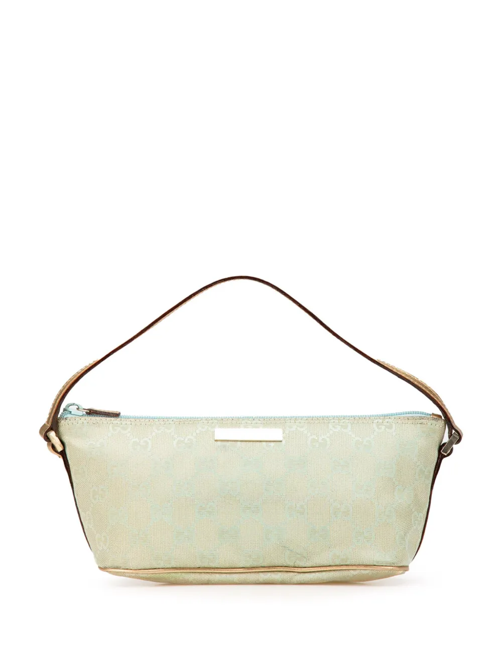 Gucci Pre-Owned 2000-2015 GG Canvas Boat shoulder bag - グリーン Gucci Pre-Owned 2000-2015 GG Canvas Boat shoulder bag - グリーン