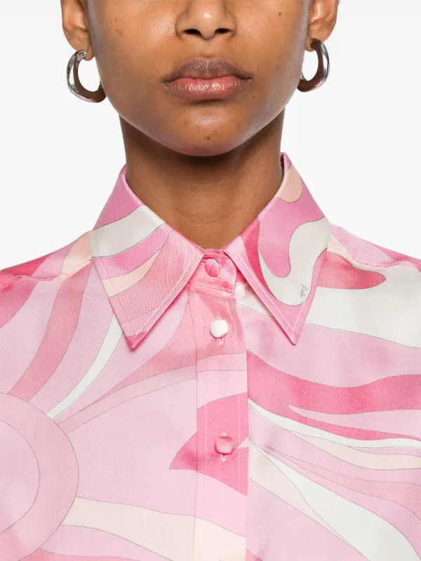 【新品】 Shirt Silk PUCCI | FARFETCH | Pink トップス