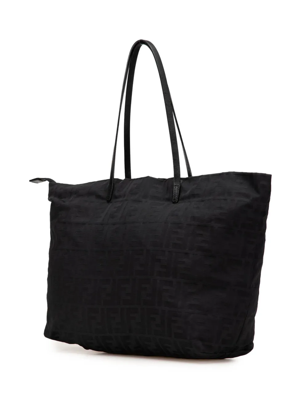 Pre-owned Fendi 2000-2010 Zucca Canvas Tote Bag