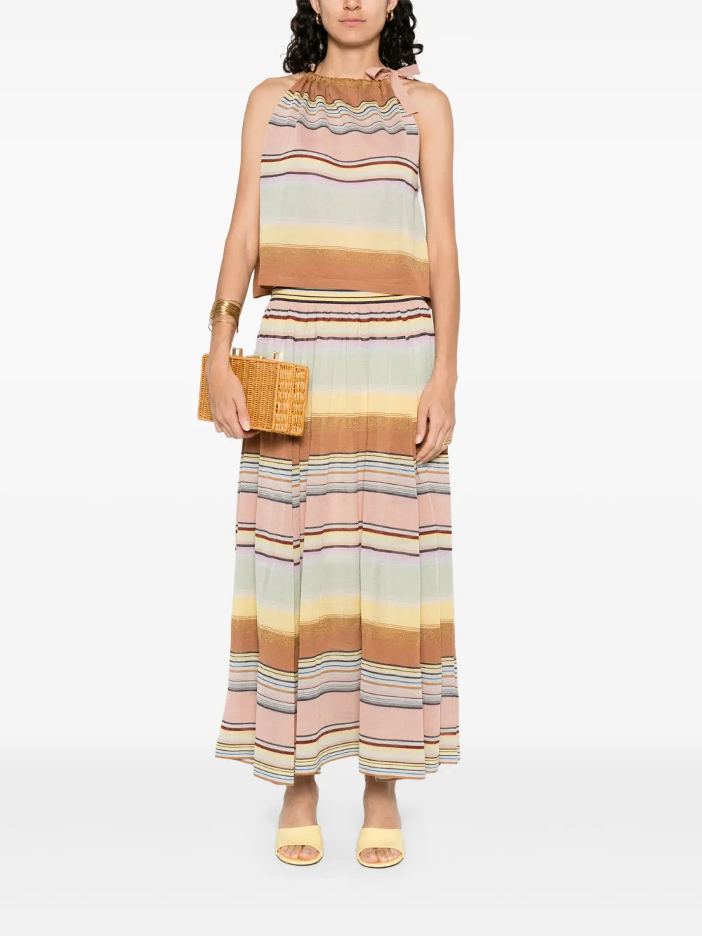 ZIMMERMANN Coco striped skirt | A-Line Skirts | Image 2