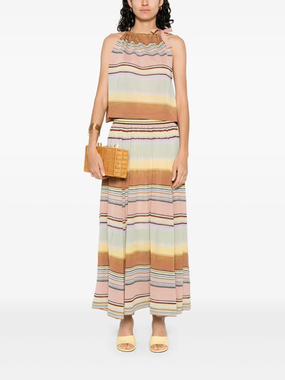 ZIMMERMANN Coco striped halterneck top | Vests & Tank Tops | Image 2