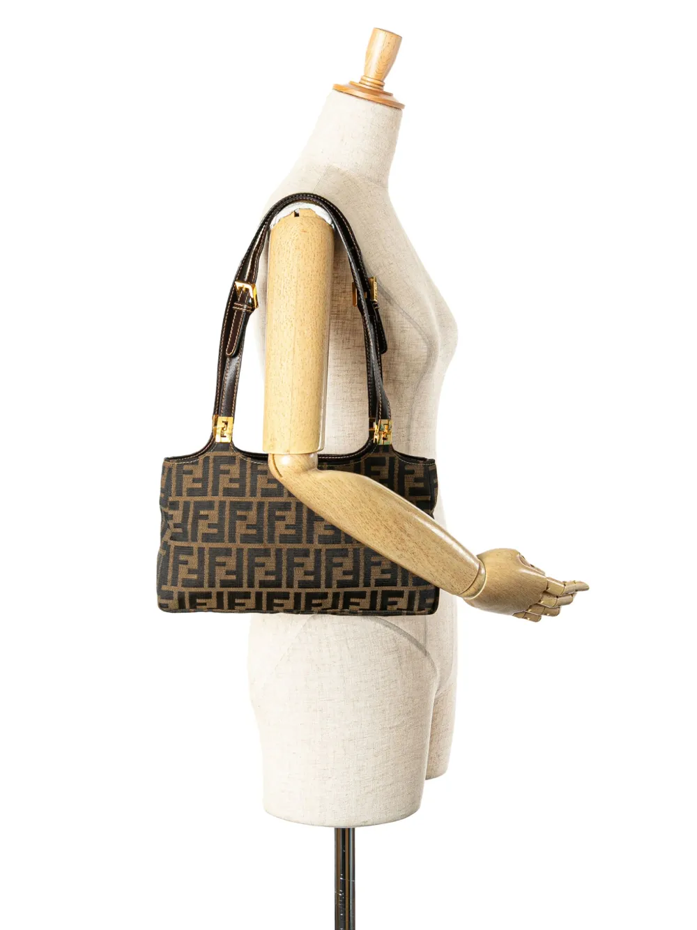 Fendi Pre-Owned 2000-2010 Zucca Canvas shoulder bag | Pre-Owned | Image 2