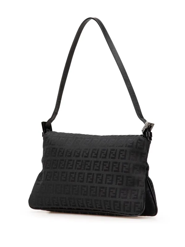 Fendi Pre-Owned 2000-2010 Zucchino Canvas Double Flap