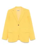 Jil Sander Pre-Owned 2010s striped blazer - Yellow