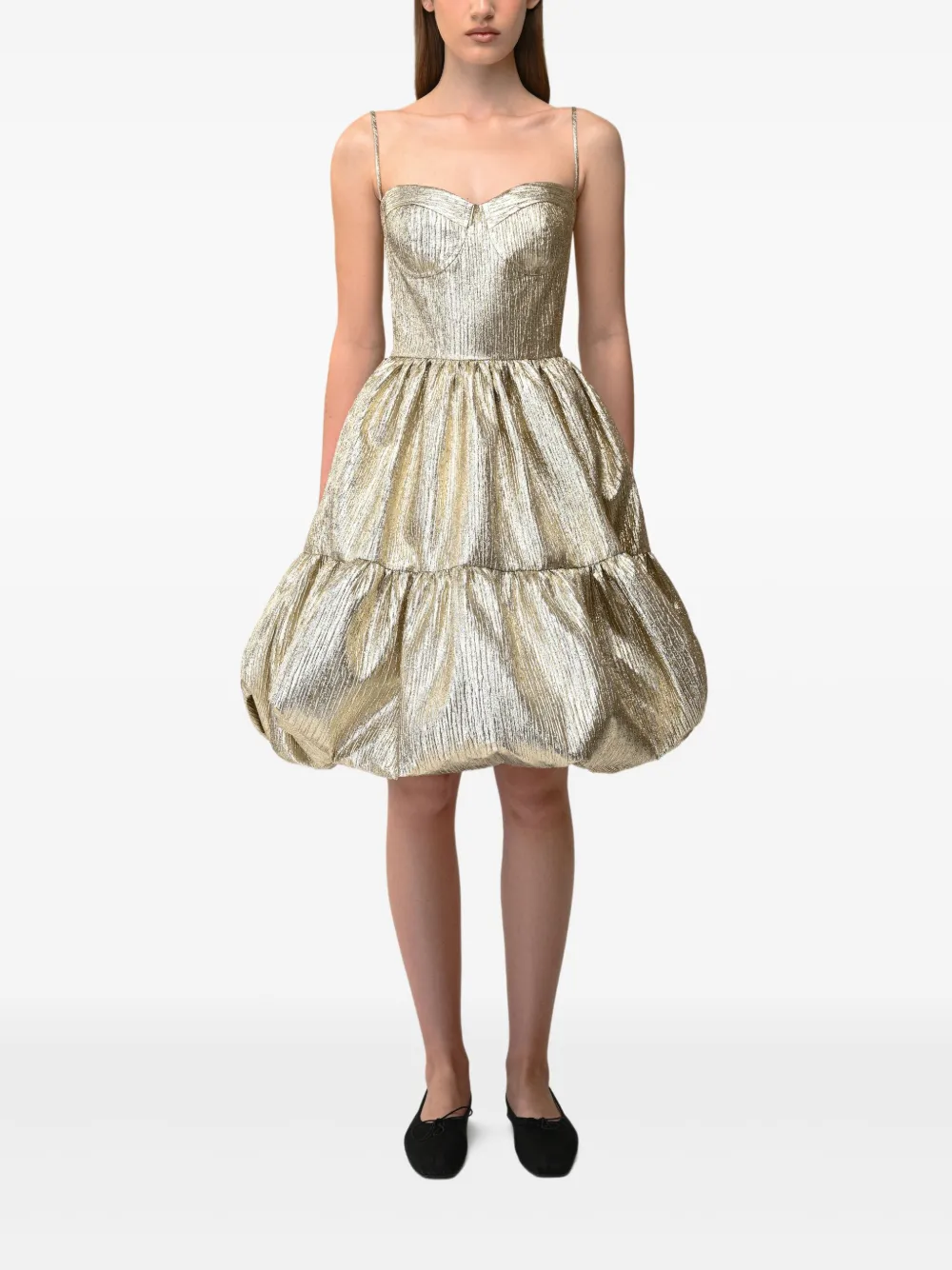 ANOUKI tiered metallic dress | Cocktail & Party Dresses | Image 2