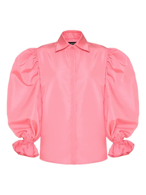 ANOUKI puff-sleeve button-up shirt