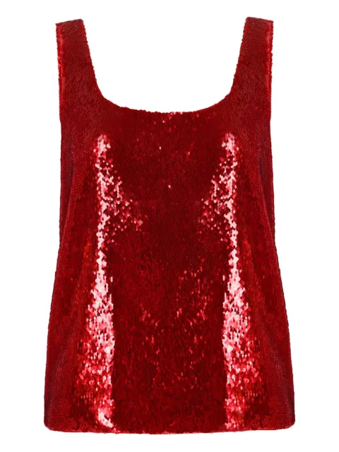 ANOUKI sequin-embellished tank top