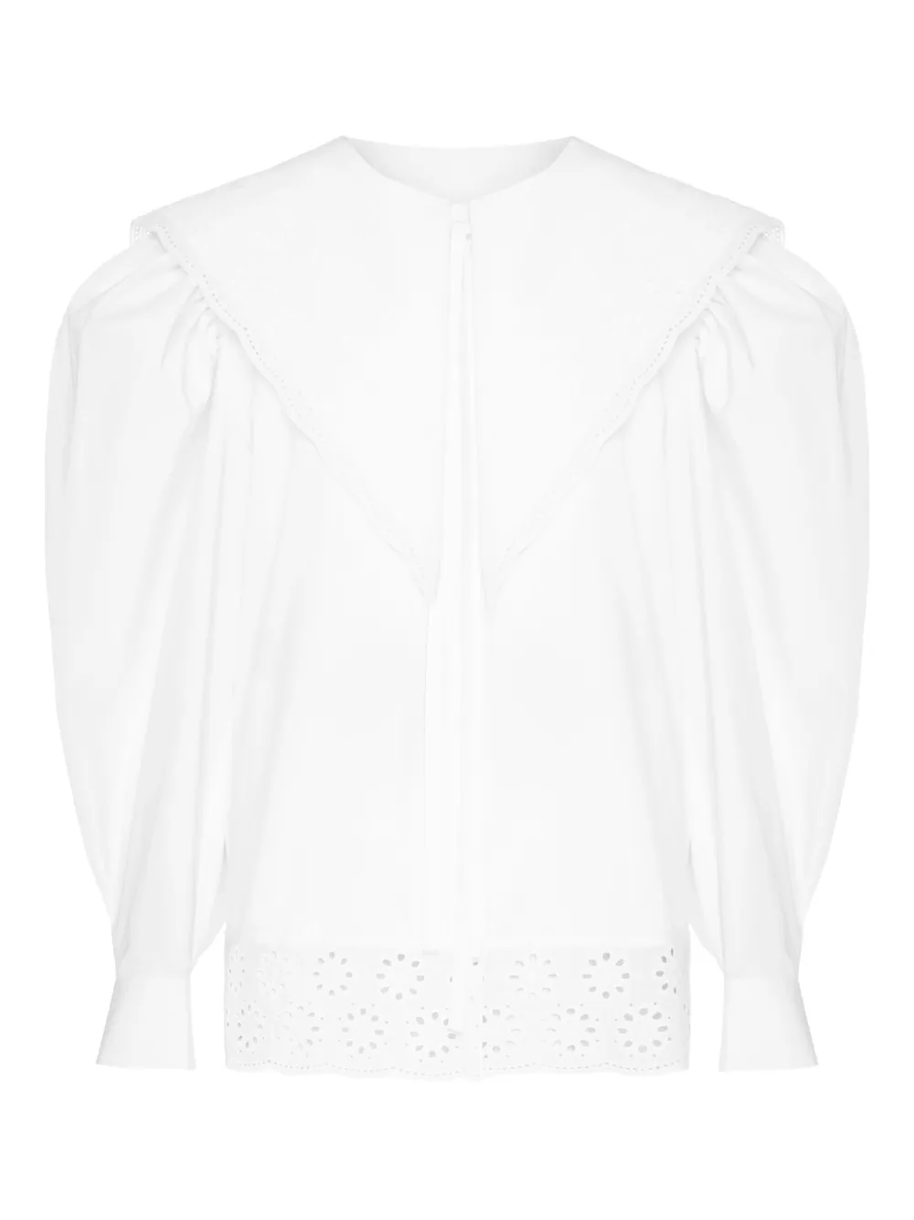 ANOUKI camisa con mangas farol | blanco | Image 1