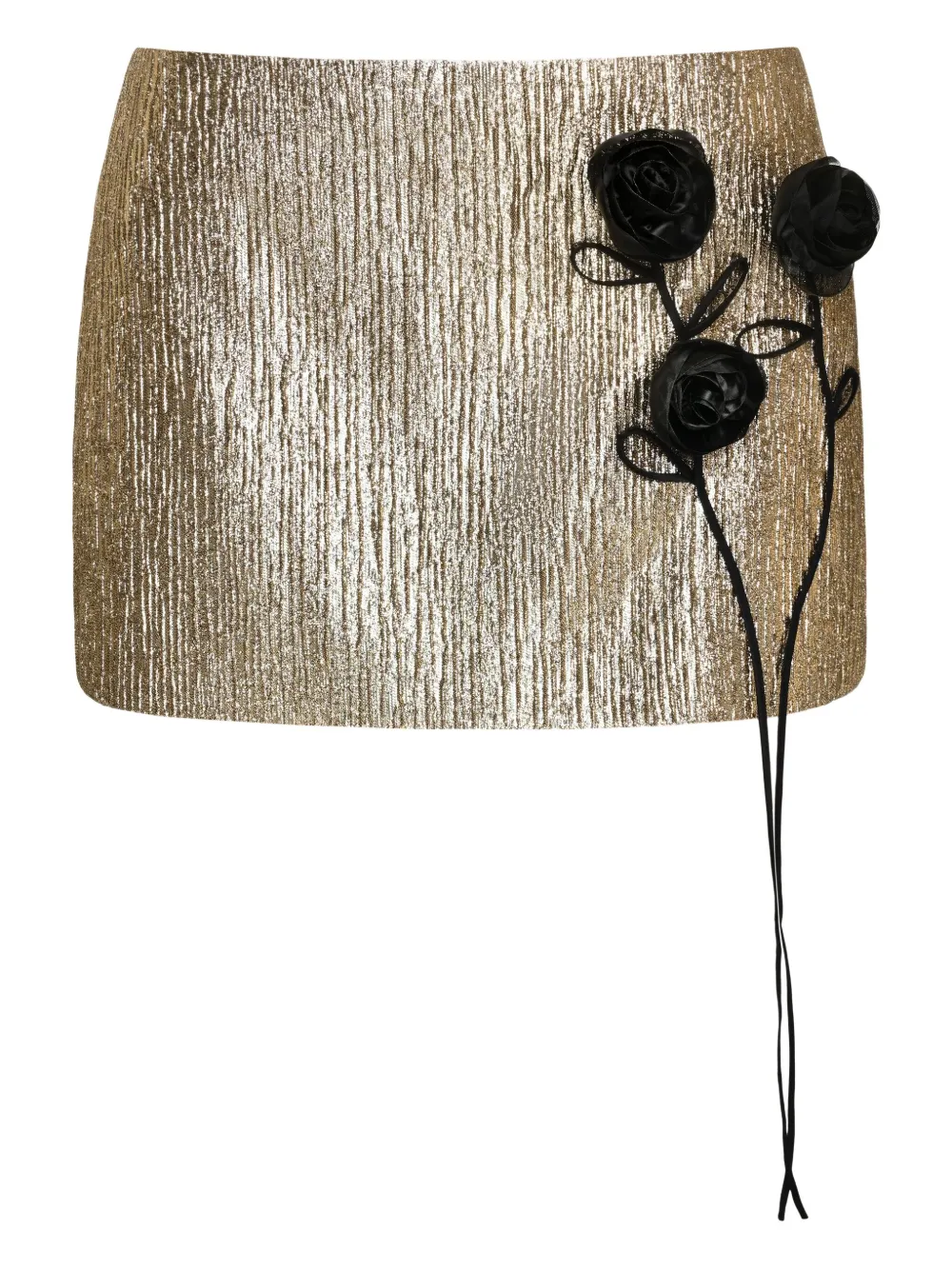 ANOUKI metallic miniskirt | Gold | Image 1