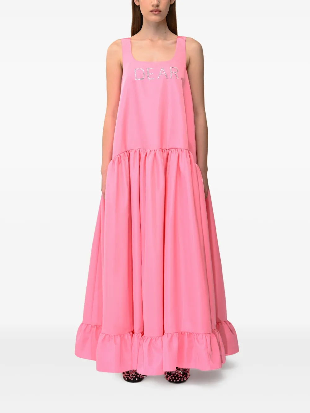 ANOUKI satin tiered maxi dress | Day Dresses | Image 2