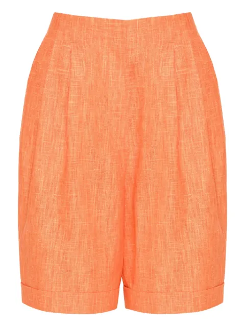 ANOUKI pleated bermuda shorts
