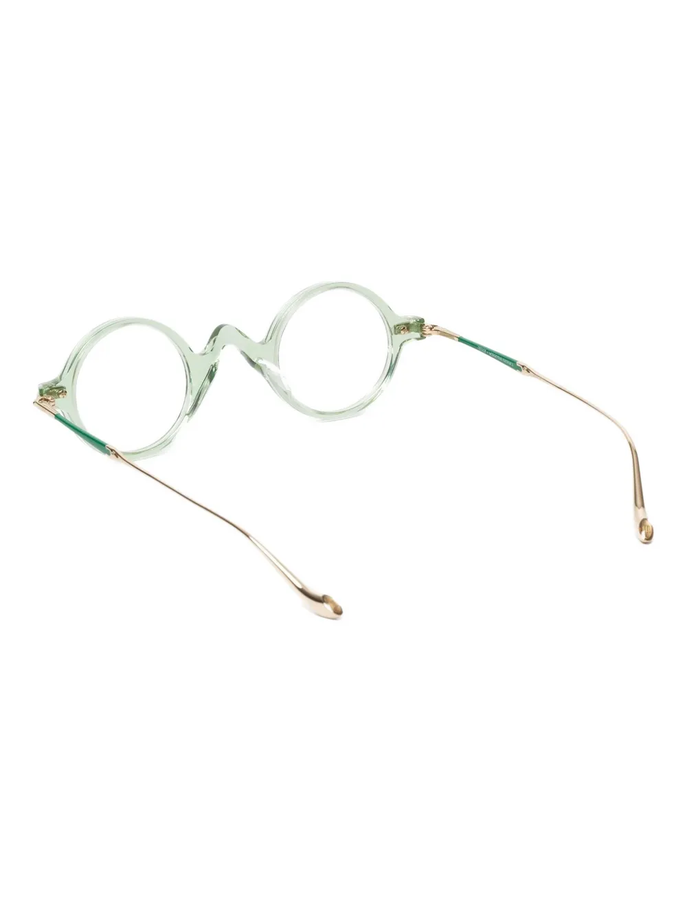 Matsuda The Life Saver bril met rond montuur Groen