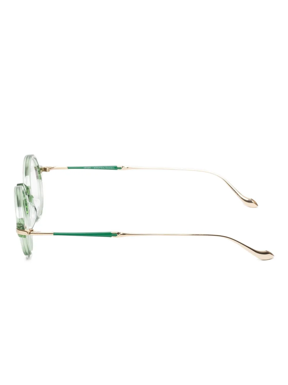 Matsuda The Life Saver bril met rond montuur Groen