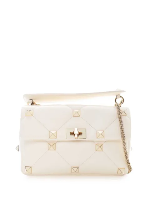 Valentino Garavani Pre-Owned 2018-2024 Large Nappa Roman Stud satchel