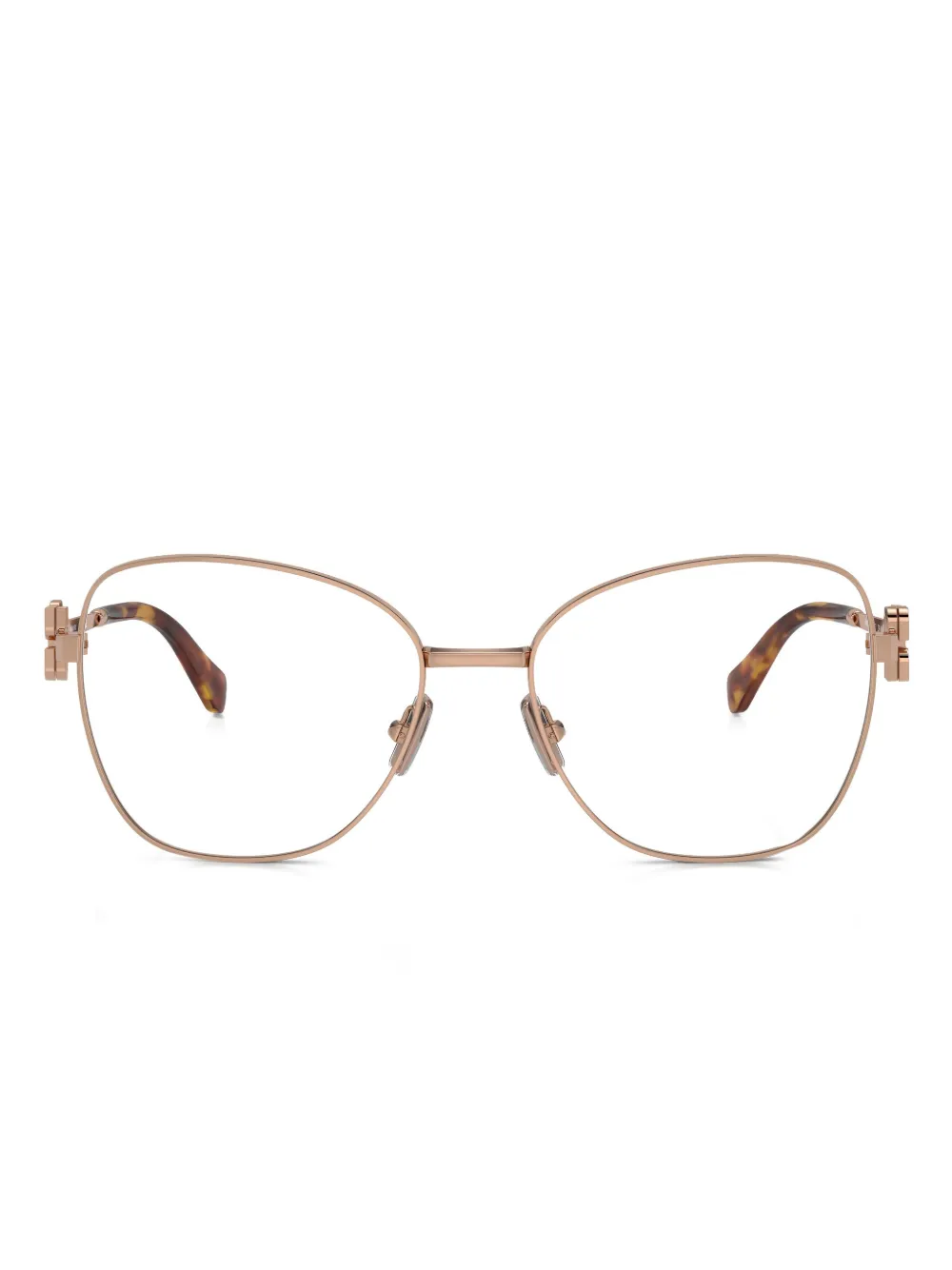 Miu Miu Eyewear lentes con armazón cat eye | rosado | Image 1