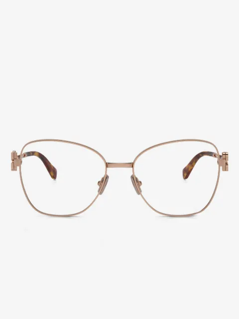 Miu Miu Eyewear cat-eye metal frame glasses