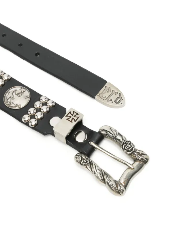 Enfants Riches Déprimés stud-embellished Belt | Black | FARFETCH
