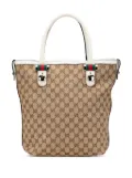 Gucci Pre-Owned 2000-2015 Medium GG Canvas Web Match Ball tote bag - Brown