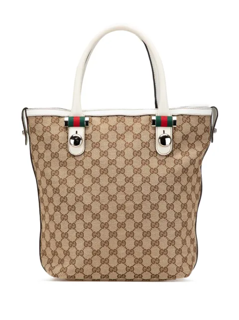 Gucci Pre-Owned 2000-2015 Medium GG Canvas Web Match Ball tote bag