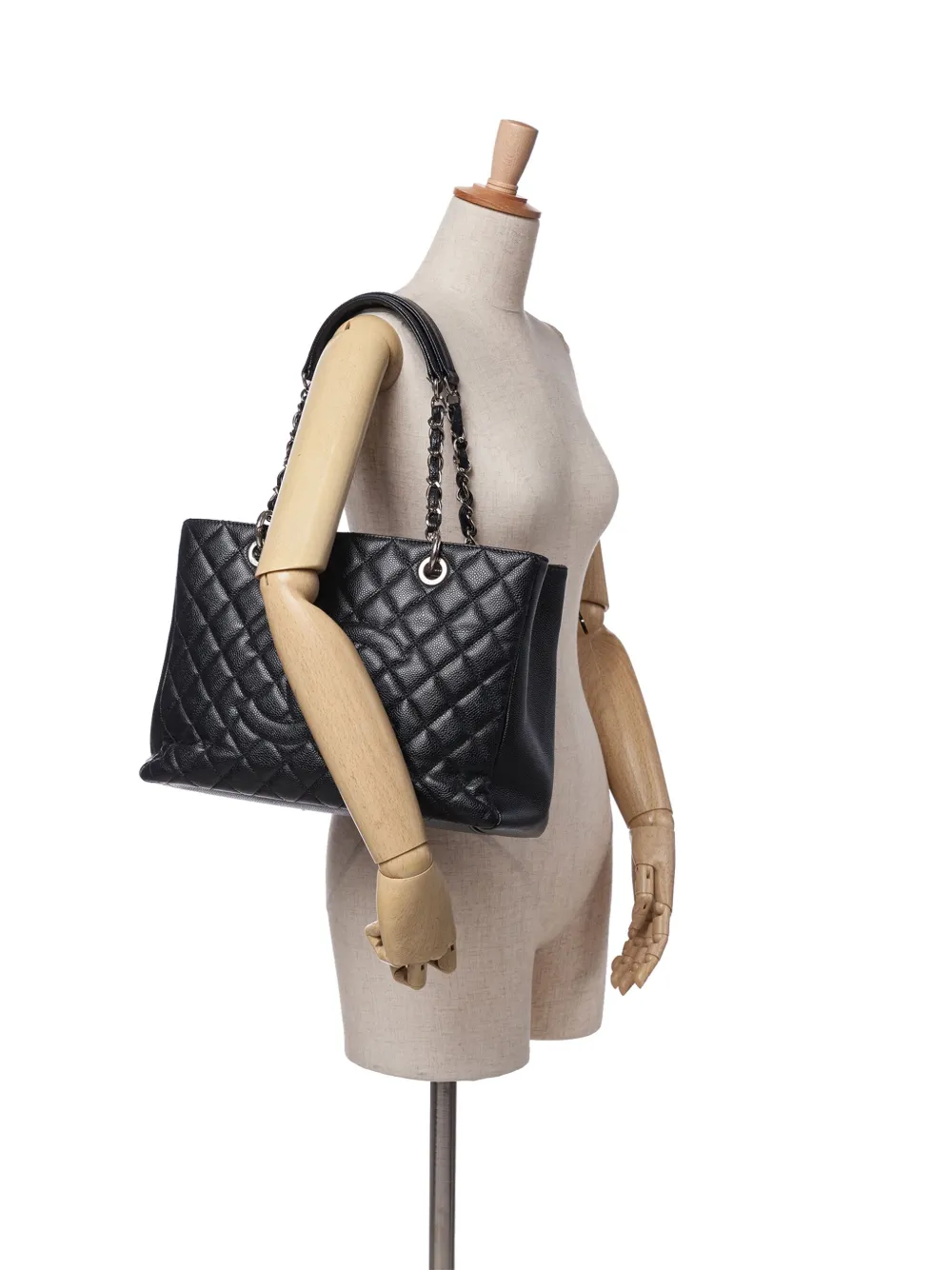 CHANEL Pre-Owned شنطة عملية 'كافيار غراند شوبينغ' 2009-2010 | كلاسيكيات | Image 2
