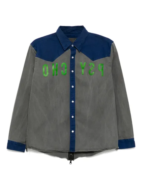 Stain Shade camisa con logo estampado