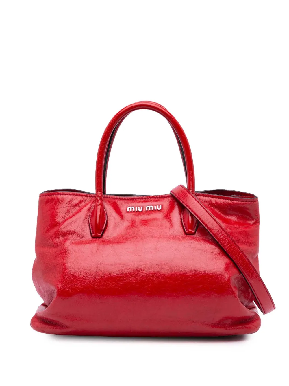 Miu Miu Pre-Owned 2010-2025 Leather satchel | rojo | Image 1