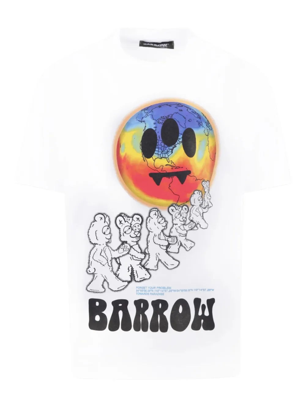 Barrow kids Katoenen T-shirt Wit