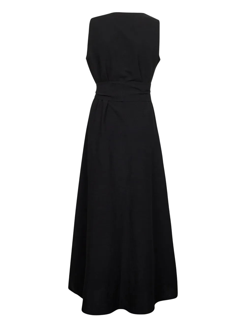Blanca Vita Popeline midi-jurk - Zwart