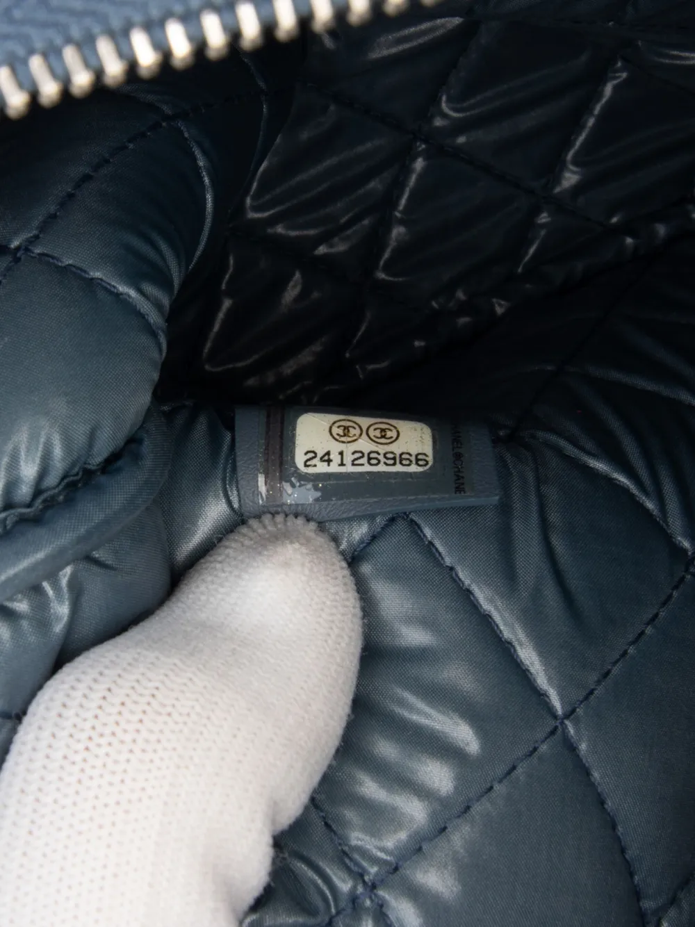 CHANEL Pre-Owned 2017-2018 ミディアム デニム シークイン