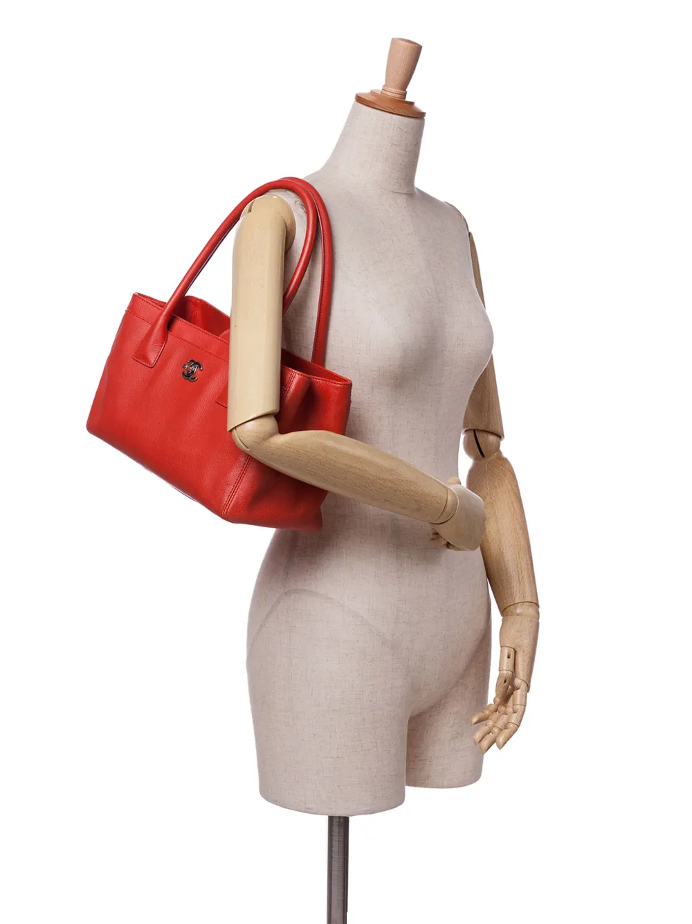 Pre-owned Chanel 2012-2013 Small Calfskin Executive Cerf Tote Bag