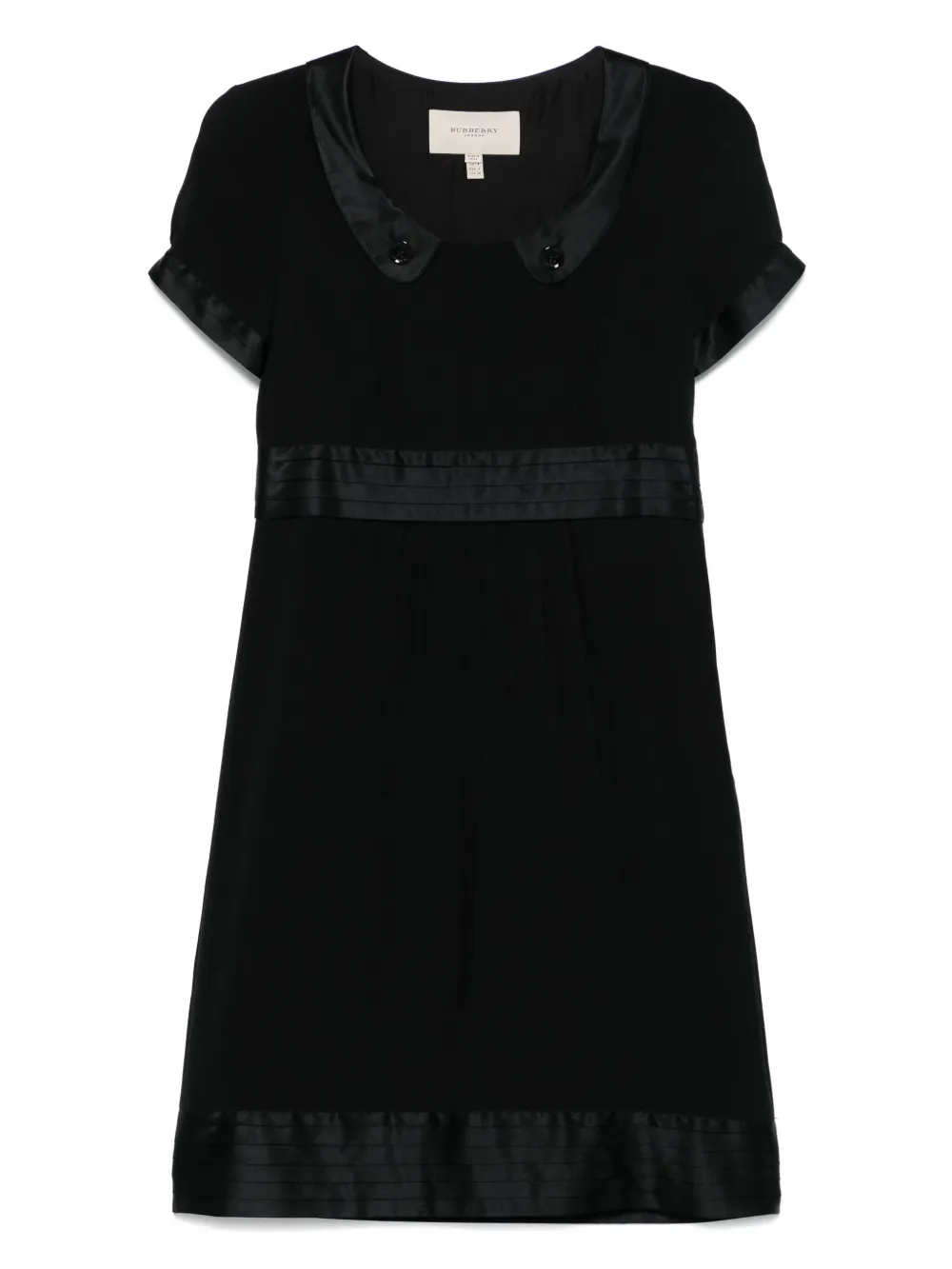 Burberry Pre-Owned 2010s silk mini dress | Black | Image 1
