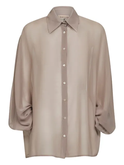 Blanca Vita satin shirt