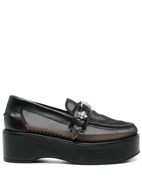 Toga Pulla 55mm leather heeled loafers