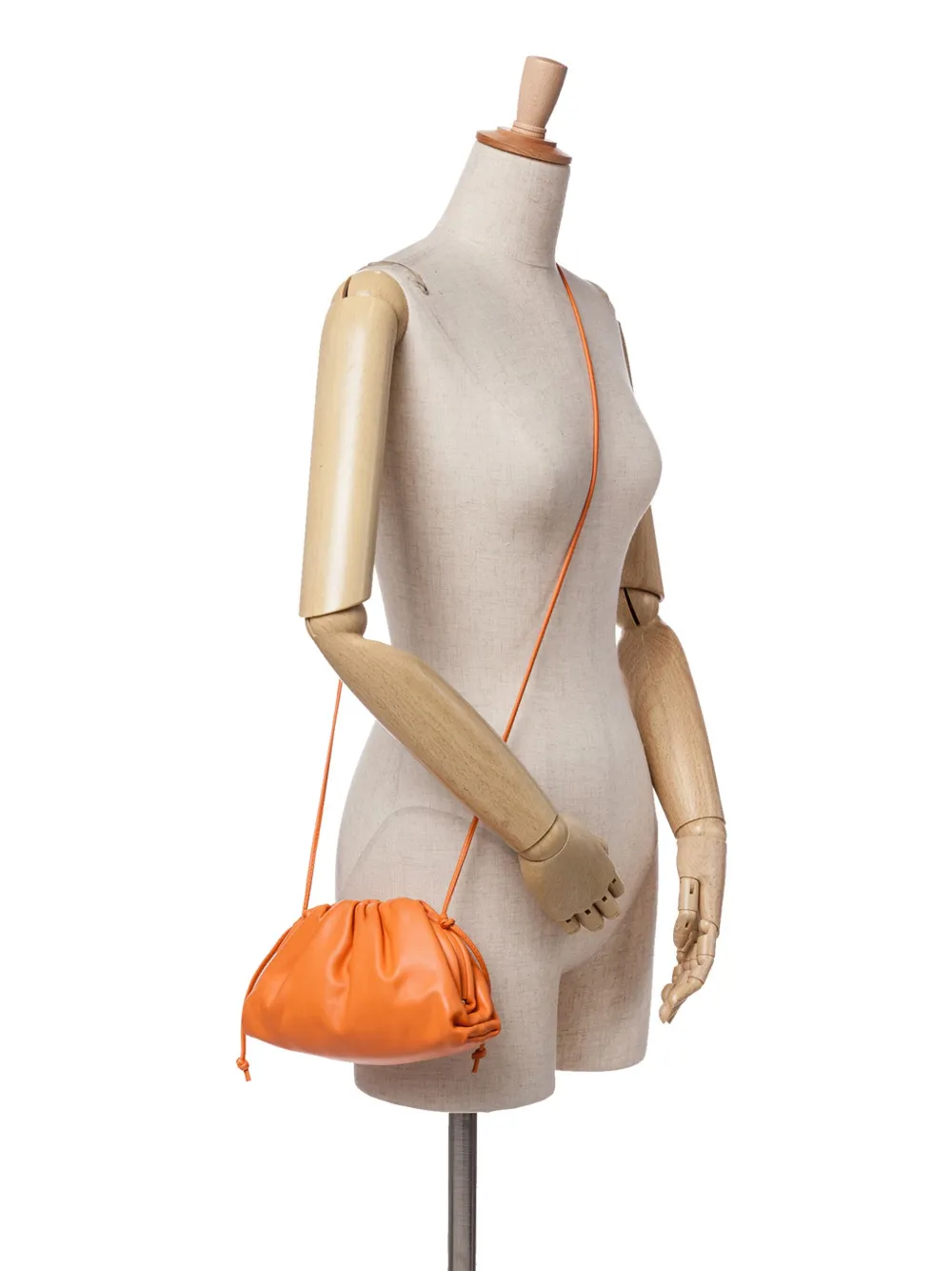 Pre-owned Bottega Veneta 2012-2024 Lambskin The Mini Pouch Crossbody Bag