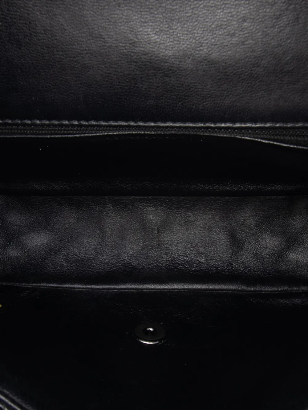 Pre-owned Chanel 2013-2014 Medium Quilted Patent And Lambskin Classic Twist Flap Shoulder Bag