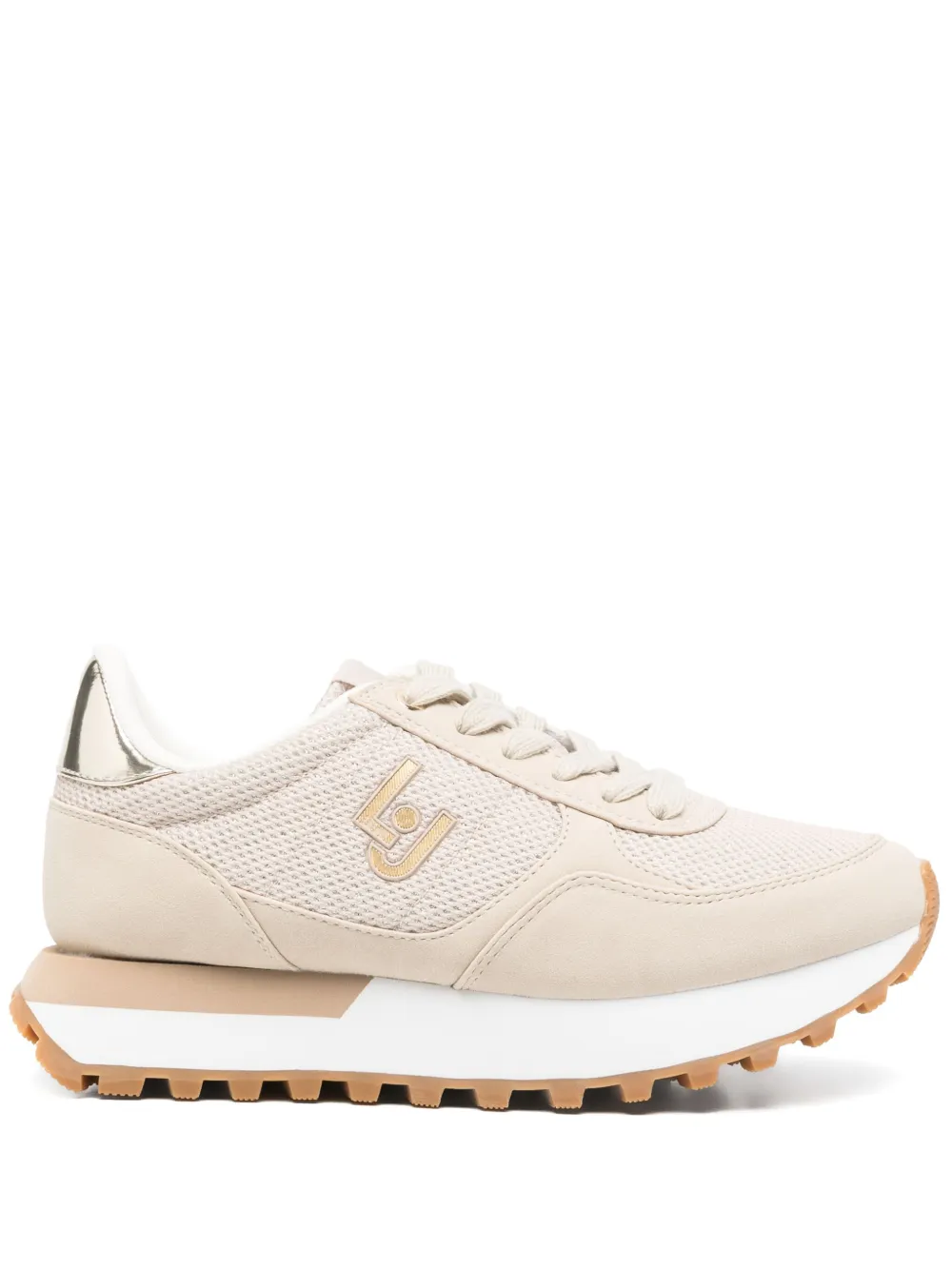 LIU JO logo-embellished platform sneakers Neutrals