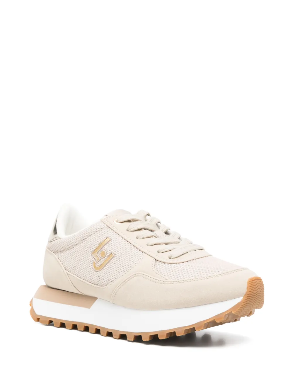 LIU JO logo-embellished platform sneakers Neutrals
