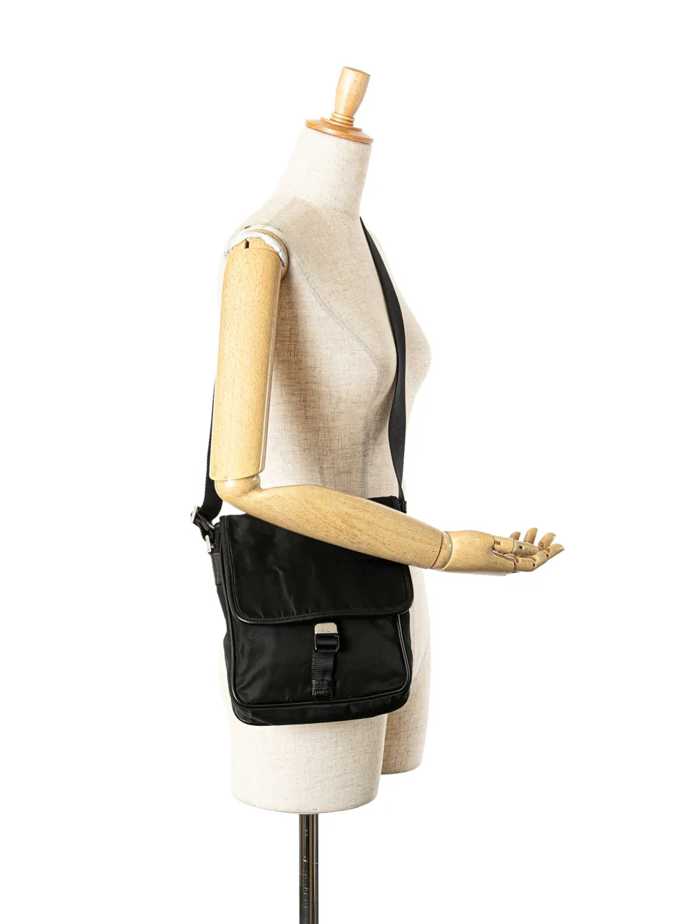Prada Pre-Owned 2013-2024 Tessuto Buckle Messenger Bag crossbody bag | Pre-Owned | Image 2