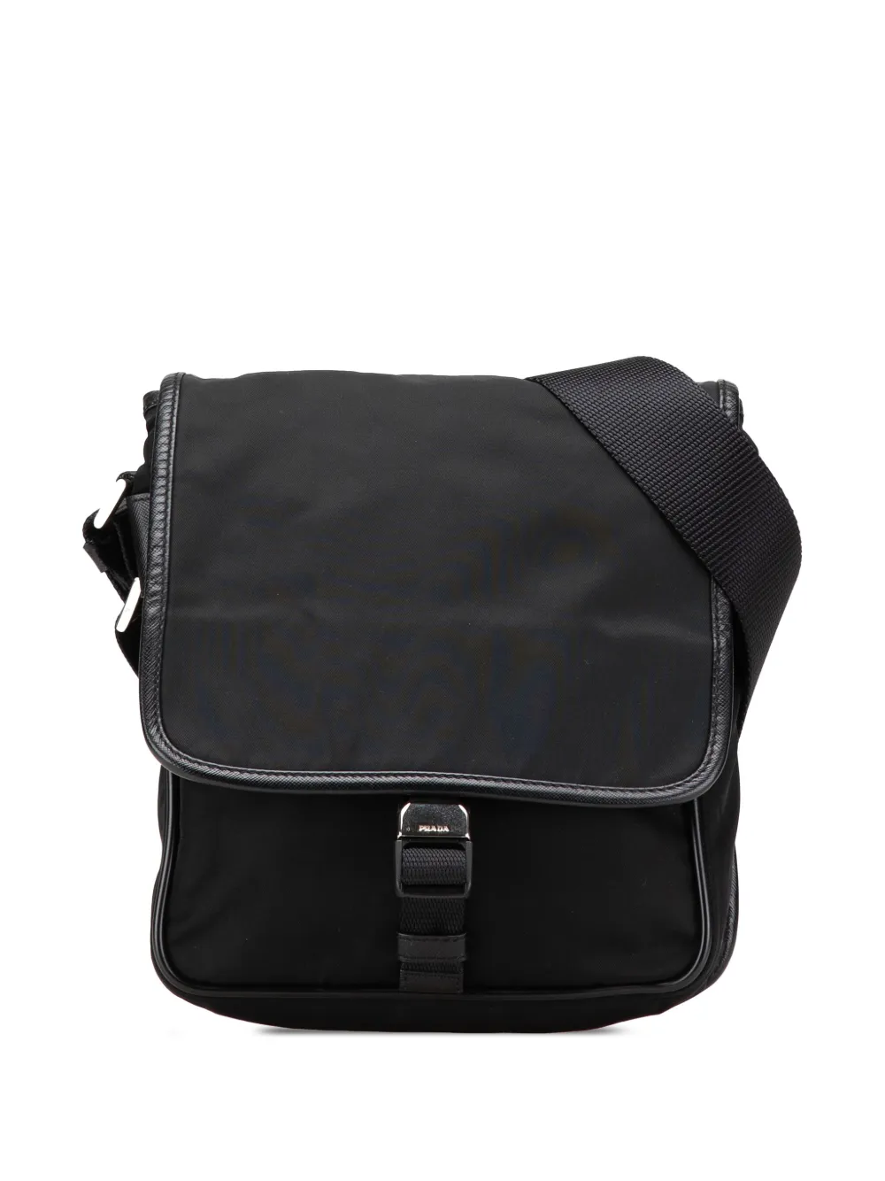 Prada Pre-Owned 2013-2024 Tessuto Buckle Messenger Bag crossbody bag - Prada Pre-Owned 2013-2024 Tessuto Buckle Messenger Bag crossbody bag -
