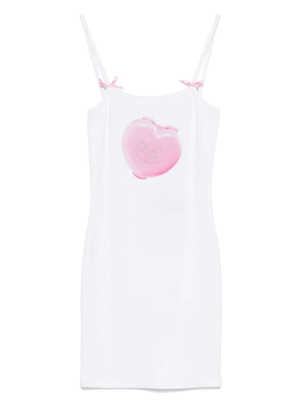 GCDS stretch-cotton dress | White | Image 1