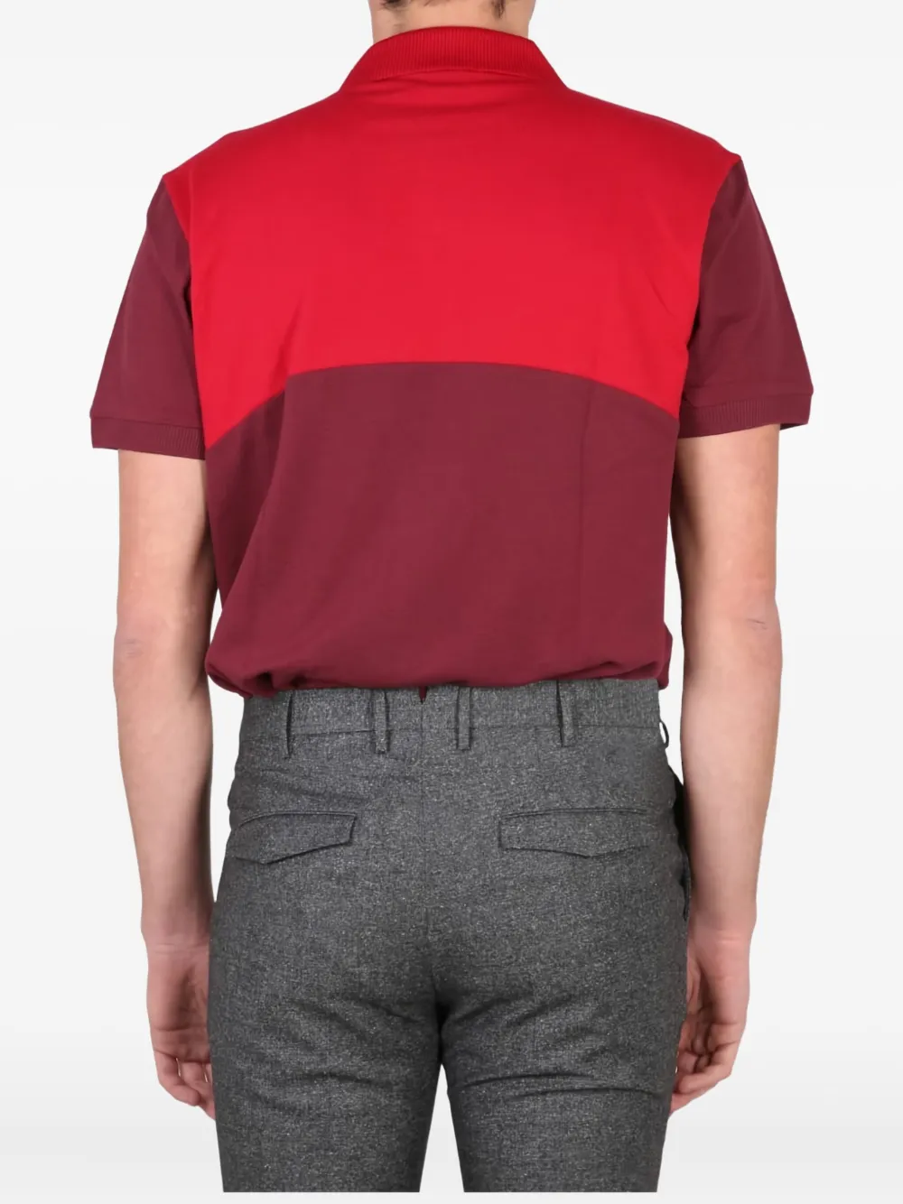 BOSS cotton polo shirt Rood